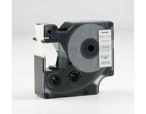 Dymo Rhino Schriftband, Vinyl, schwarz 19 mm x 5.5 m, für alle Oberflächen