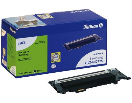 Toner Pelikan Samsung CLT-K4072S, schwarz zu CLP-320/325,CLX-3185, 1500 Seiten