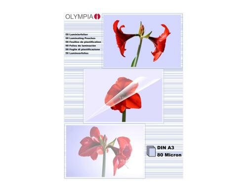 Olympia Laminierfolien DIN A3 80 Micron, Inhalt: 50 Stück