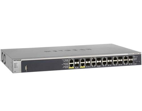 Netgear GSM7212F: 12Port PoE+ Switch,12xSFP ProSafe, Managed, 4x PoE+ out, Rack mount