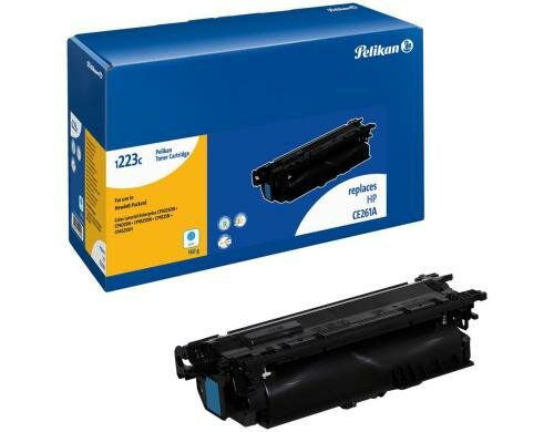 Pelikan Toner baugleich CE261A cyan zu LaserJet  CP4025, 11000 Seiten