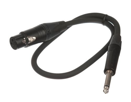 Contrik Kabel, XLR F/Klinke 6.3mm 1.5m, High Quality, asymmetrisch