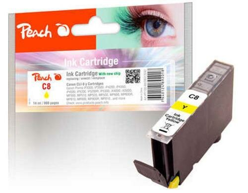 Peach Tinte Canon CLI-8y yellow mit Chip zu iP iP 6700D/6600D, 14ml
