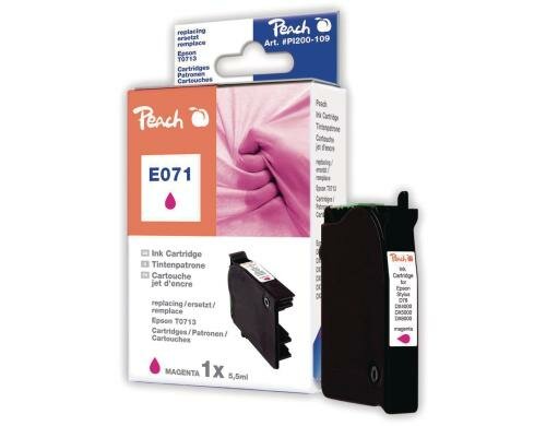 Peach Tinte Epson T0713 magenta zu DX9400F/DX9400F, 6.2ml 300 Seiten