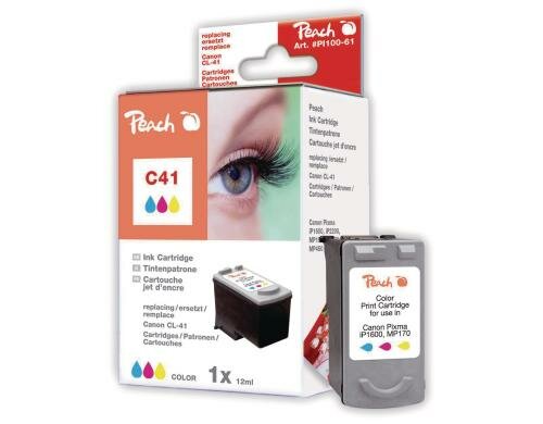 Peach Druckkopf Canon CL-41 color zu iP 6320D/6310D/, 22ml
