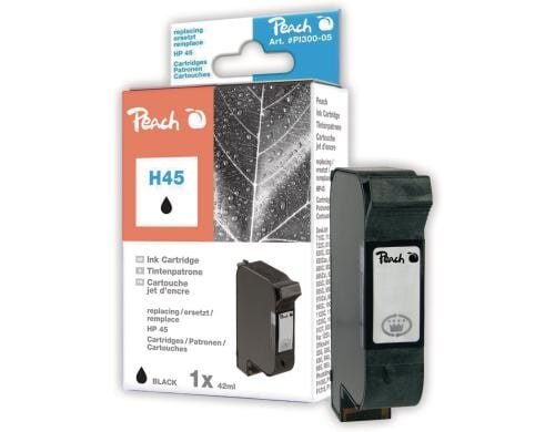 Peach Tinte HP 51645A Nr. 45 black zu 290/280/270/260, 44ml