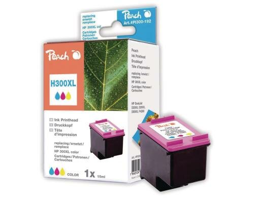 Peach Tinte HP CC644EE Nr. 300XL color zu D5560/F4580/F4280, 21ml 523 Seiten