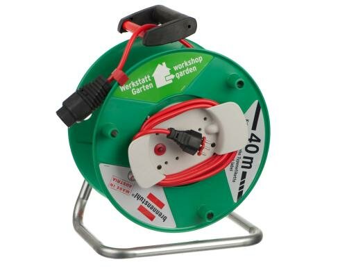 Kabelrolle Garant G, 40m, rot Gartenkabeltrommel T12/T13