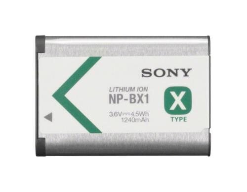 Sony Lithium-Ionen-Akku NP-BX1, 1240mAh / 3,6 Volt, für DSC-RX1/RX100/HX50