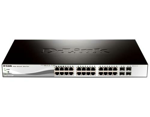 D-Link DGS-1210-28p: 28Port PoE Switch, 1000Mbps, 4x SFP