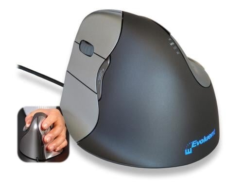 Evoluent Vertical Mouse 4 USB, ergonomische Maus, Linkshänder