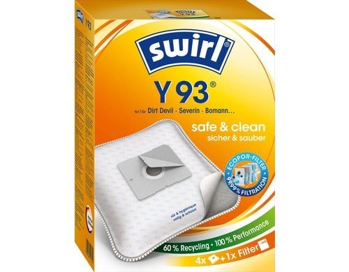 Swirl Staubfilterbeutel Y 93 4 Stück