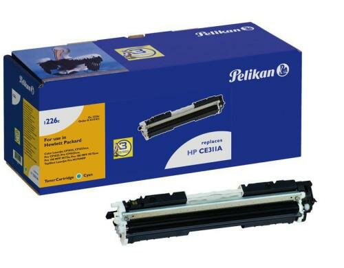 Pelikan Toner baugleich CE311A cyan zu LaserJet  CP1025, 1000 Seiten