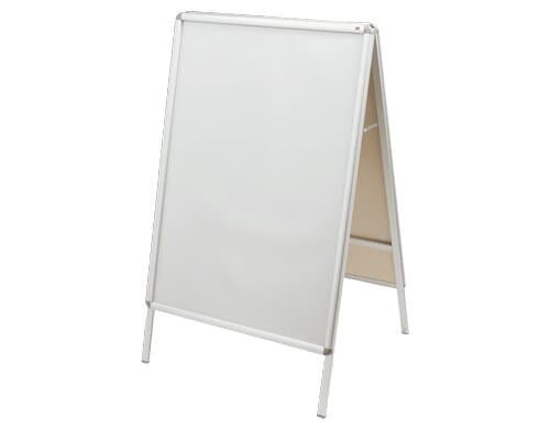Nobo Plakatständer A0, wetterfest hochwertiger Aluminiumrahmen, 32mm breit,