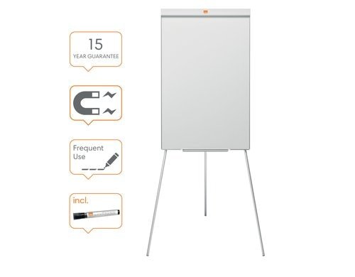 Nobo Dreibein-Flipchart Höhenverstellbar von 105 bis 184cm