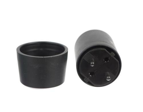 Fixadapter sw CH-D T11 auf CEE7, IP44 Set Nass