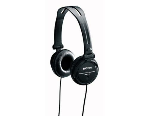 Sony MDR-V150 Zusammenklappbare DJ-Kopfhörer, schwarz