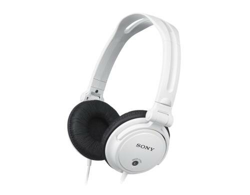 Sony MDR-V150W Zusammenklappbare DJ-Kopfhörer, weiss