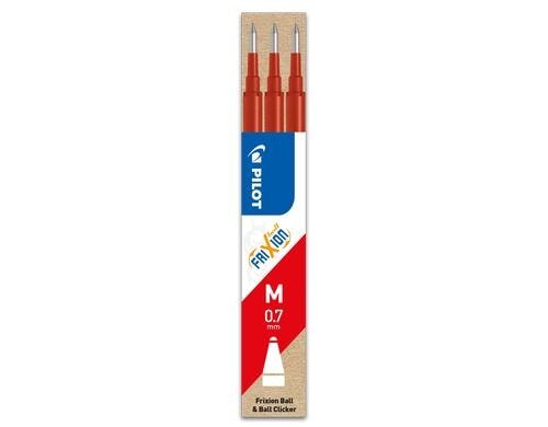 Pilot FriXion Roller Ersatzpatrone rot 3er Pack