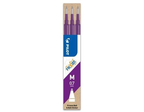 Pilot FriXion Roller Ersatzpatrone violett 3er Pack