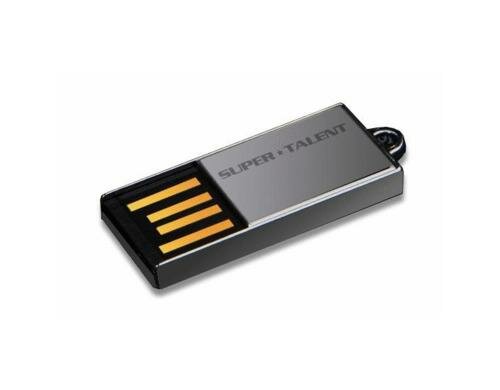 Super Talent USB2.0 Pico C 8GB nickel lesen bis zu 30MB/s (200x) 6g, ohne Deckel