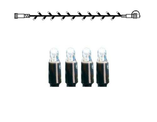 Star Trading SystLED Lichterkette, 5m SM 5, 4W, 50 LED weiss, Kabel schwarz