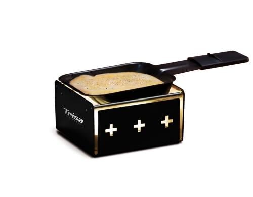 Trisa Raclette MyRaclette schwarz mit Rechaudkerze betrieben