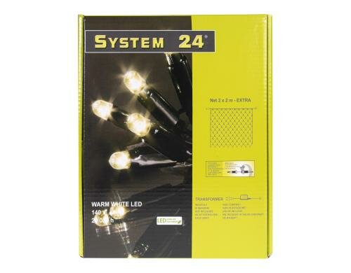Star Trading Syst24 Netz Extra 2x2m 140 LED, 2.9W, 24V, IP44, zu System 24