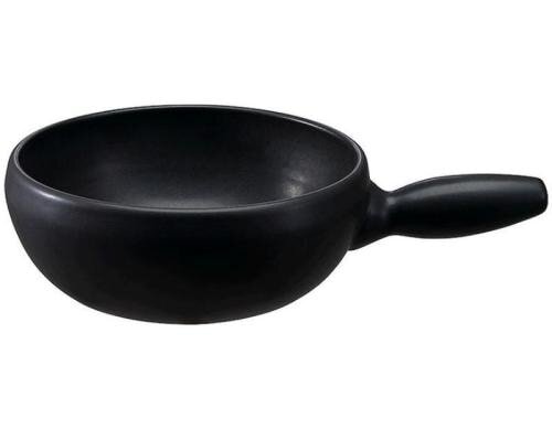 Stöckli Käsefonduecaquelon Tradition schwarz, Ø 23 cm, Induktion