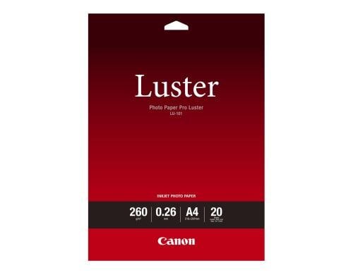 CANON Photo Paper Pro Luster LU-101 A4 260g, 20 Blatt