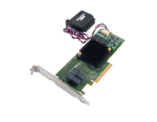 Adaptec RAID 7805Q: PCI-Ex8 RAID-Kontroller 8 Port SAS2/SATA, 1024MB, ohne Kabel