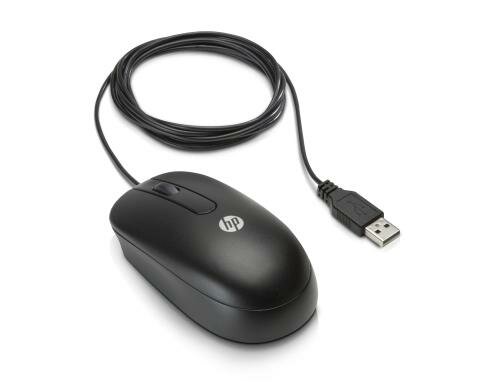 HP USB-Lasermaus mit 3 Tasten passend zu allen Notebooks/Desktops
