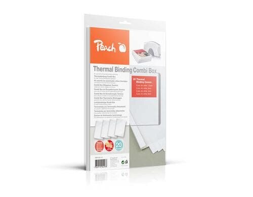 Peach Kombi Box für Thermalbindegeräte Thermalbindetaschen bis 5x6mm