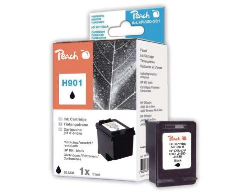 Peach Tinte HP CC653AE Nr. 901 black zu Officejet 4500  7.1ml 300 Seiten