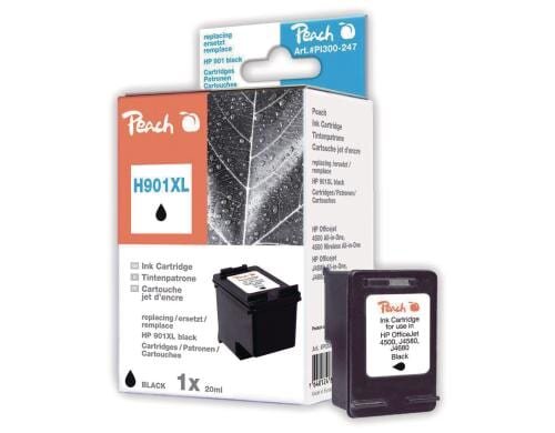 Peach Tinte HP CC654AE Nr. 901XL black zu Officejet 4500  20ml 865 Seiten