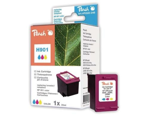 Peach Tinte HP CC656AE Nr. 901 color zu Officejet 4500  21ml 535 Seiten
