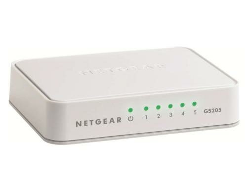 Netgear GS205: 5 Port Switch 5-Port Gigabit Ethernet Switch