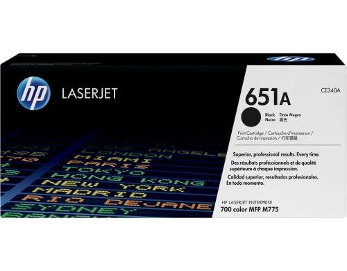 HP Toner 651A - Black (CE340A) Seitenkapazität ~ 13500 Seiten