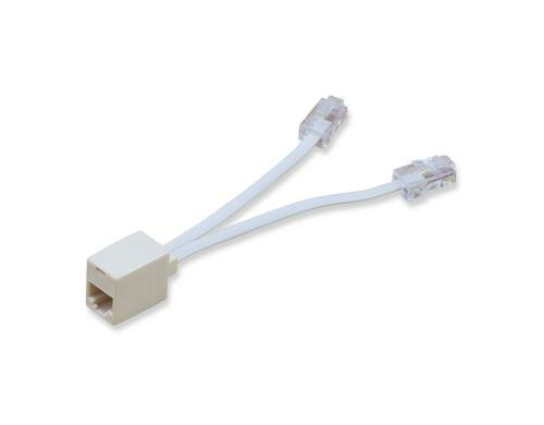 Equip RJ45 Anschlussverdoppler, 100Mbps (RJ45-Buchse auf 2x RJ45-Stecker)