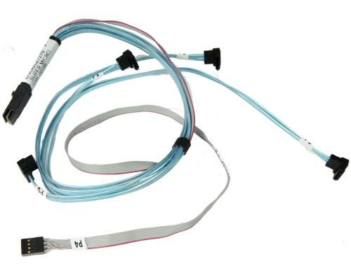 Supermicro SAS Kabel: SFF8087-4xSATA, intern, Mulitilane mit Sideband für Status