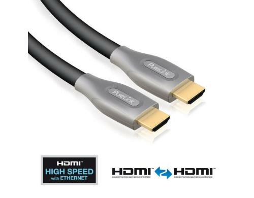 PureID High Speed HDMI Kabel, 10 m Beidseitig konfektioniert Premium HDMI DIY