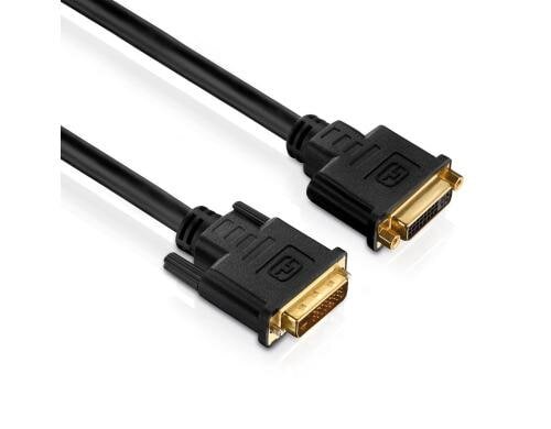 PureInstall, DVI Verlängerung 3m, Dual-Link Stecker 24+1 auf Buchse 24+1