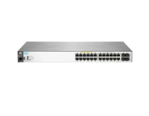 Aruba 2530-24G-PoE+: 24 Port PoE+, 195Watt Managed Switch, 24x1Gbps, 4xSFP