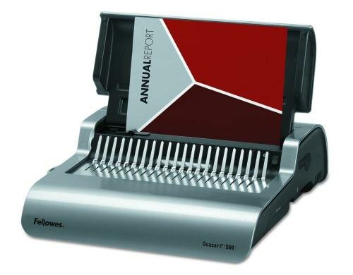 Fellowes Stanz- und Bindegerät Quasar-E Stanzleistung bis 20 Blatt, 500 Blatt Bind.