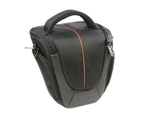 Dörr HalfterTasche Yuma M schwarz/orange Innenmasse: 16x18x11cm