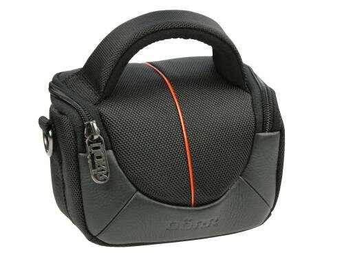 Dörr Fototasche Yuma XS schwarz/orange Innenmasse: 12x8.5x7cm