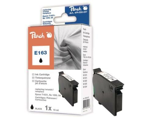 Peach Tinte Epson T1631 Nr. 16XL black zu WF 2010/ 2510, 15ml