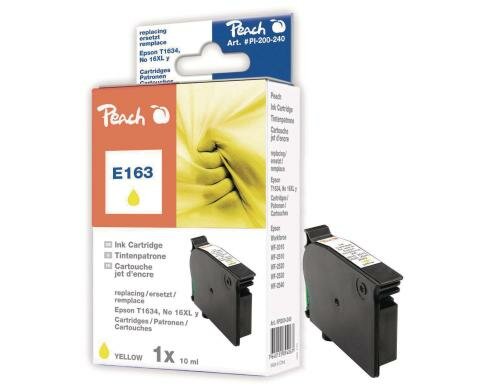 Peach Tinte Epson T1634 Nr. 16XL yellow zu WF 2010/ 2510, 10ml