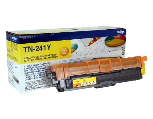 Toner yellow zu Brother HL-3140/50/70 TN-241Y, max. 1400 Seiten / ISO19798
