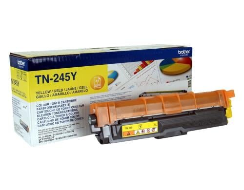 Toner High Yield zu Brother HL-3140/50/70Y yellow TN-245Y,max. 2200 Seiten / ISO19798